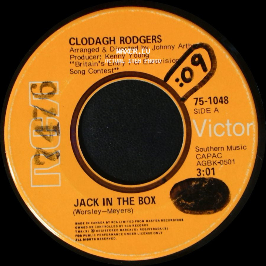 Clodagh Rodgers - Jack In The Box / Wind Of Change side A
