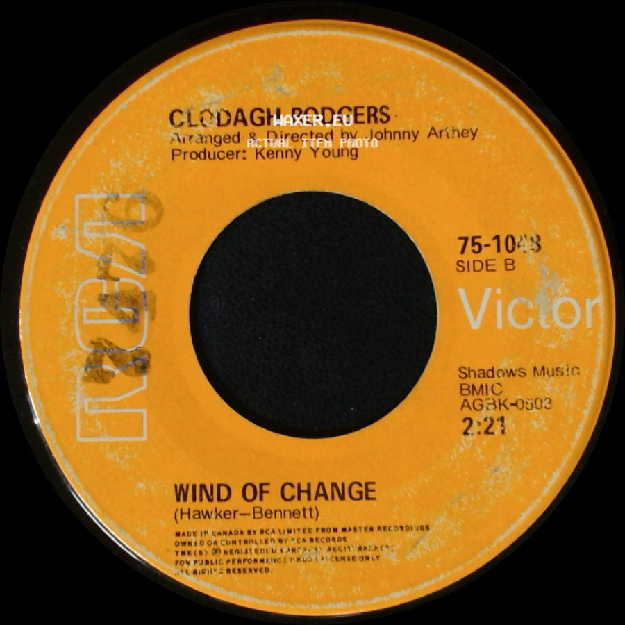 Clodagh Rodgers - Jack In The Box / Wind Of Change side B
