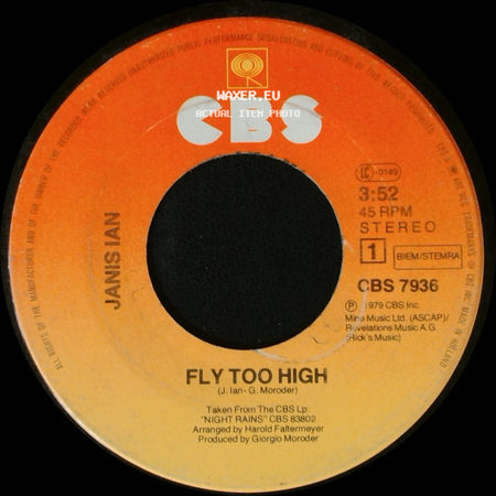 Janis Ian - Fly Too High / Night Rains side A