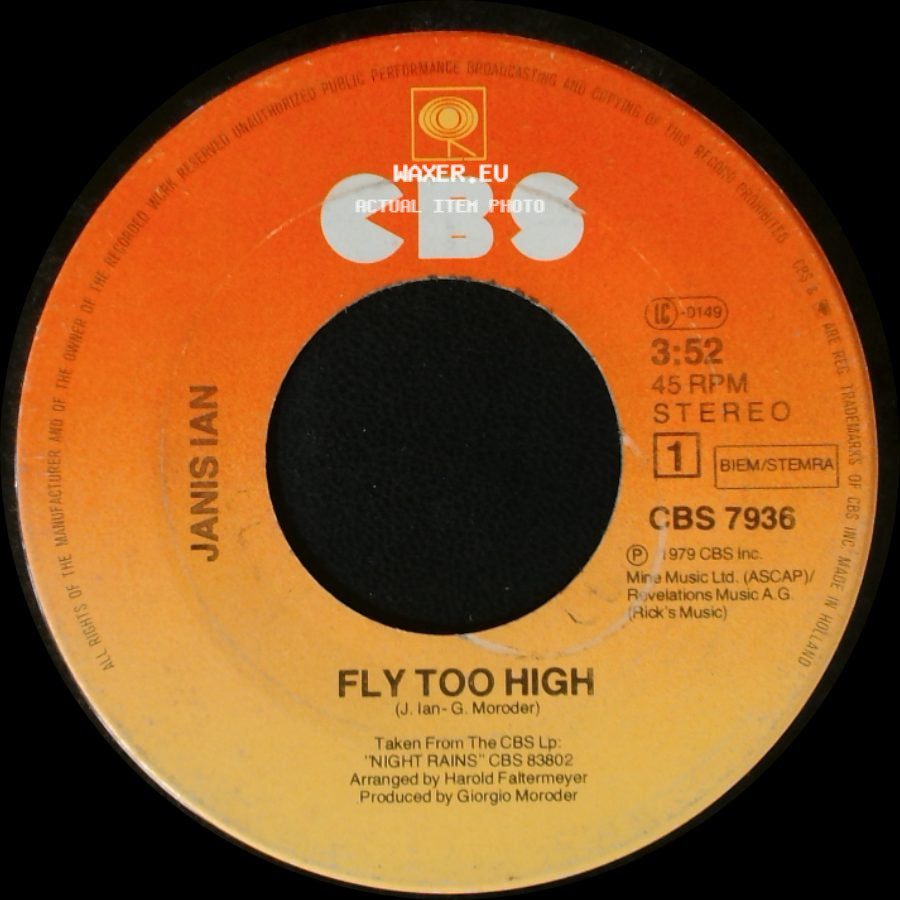 Janis Ian - Fly Too High / Night Rains side A