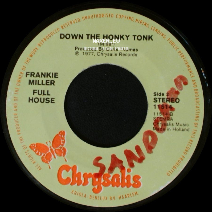 Frankie Miller - Be Good To Yourself / Down The Honky Tonk side B