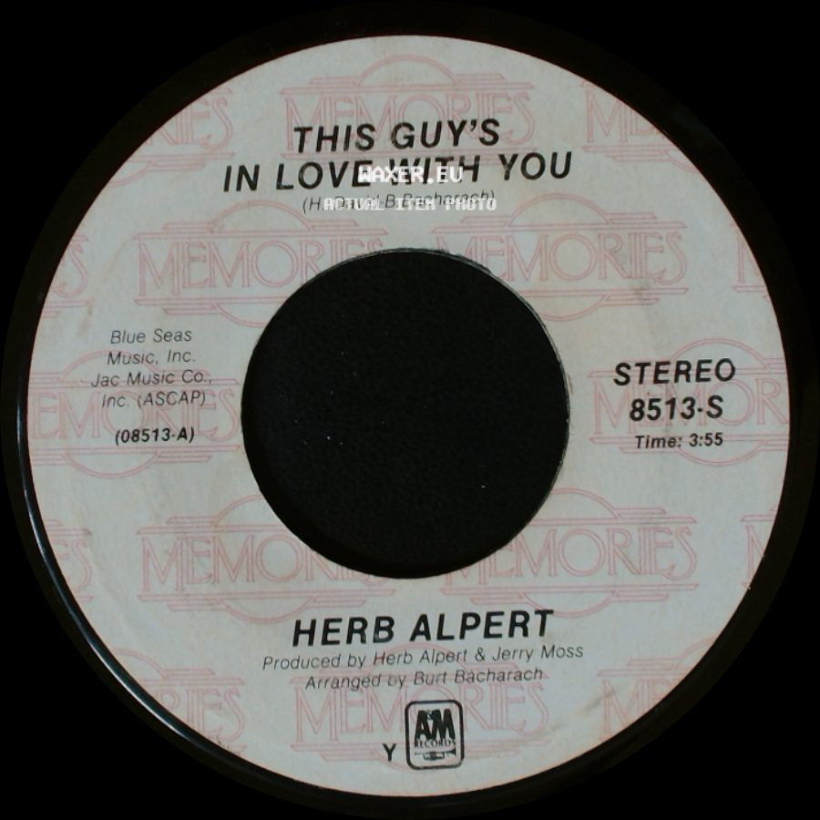 Herb Alpert / Herb Alpert & The Tijuana Brass - This Guy's In Love With You / Cabaret side A