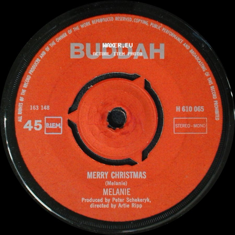 Melanie - Stop, I Don't Wanna' Hear It Anymore / Merry Christmas side B