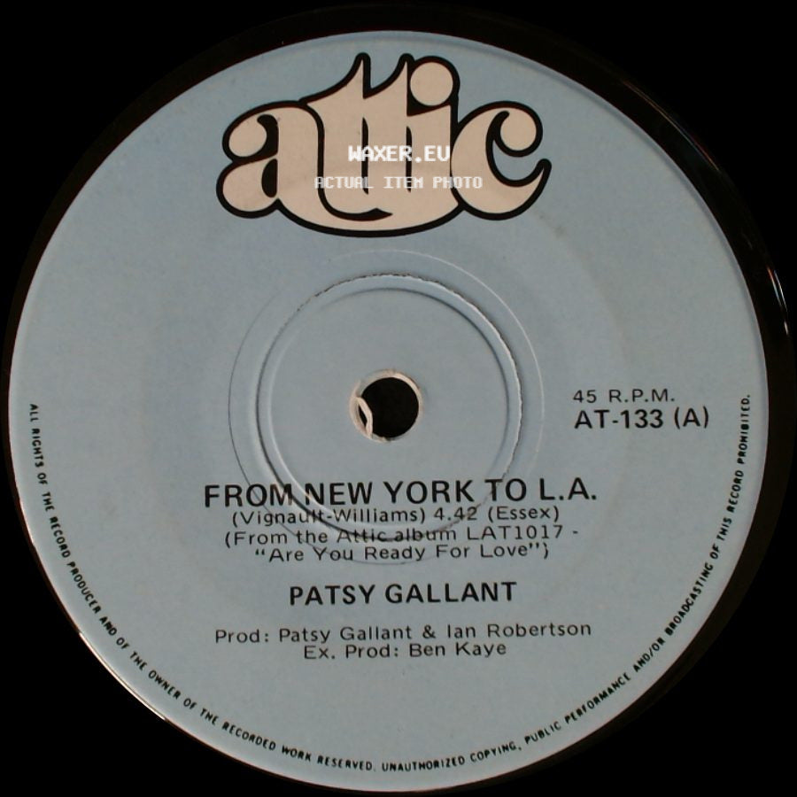 Patsy Gallant - From New York To L.A. / Angie side A