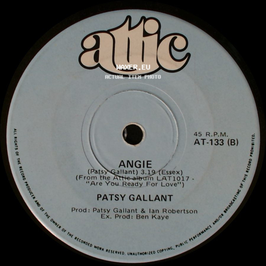 Patsy Gallant - From New York To L.A. / Angie side B