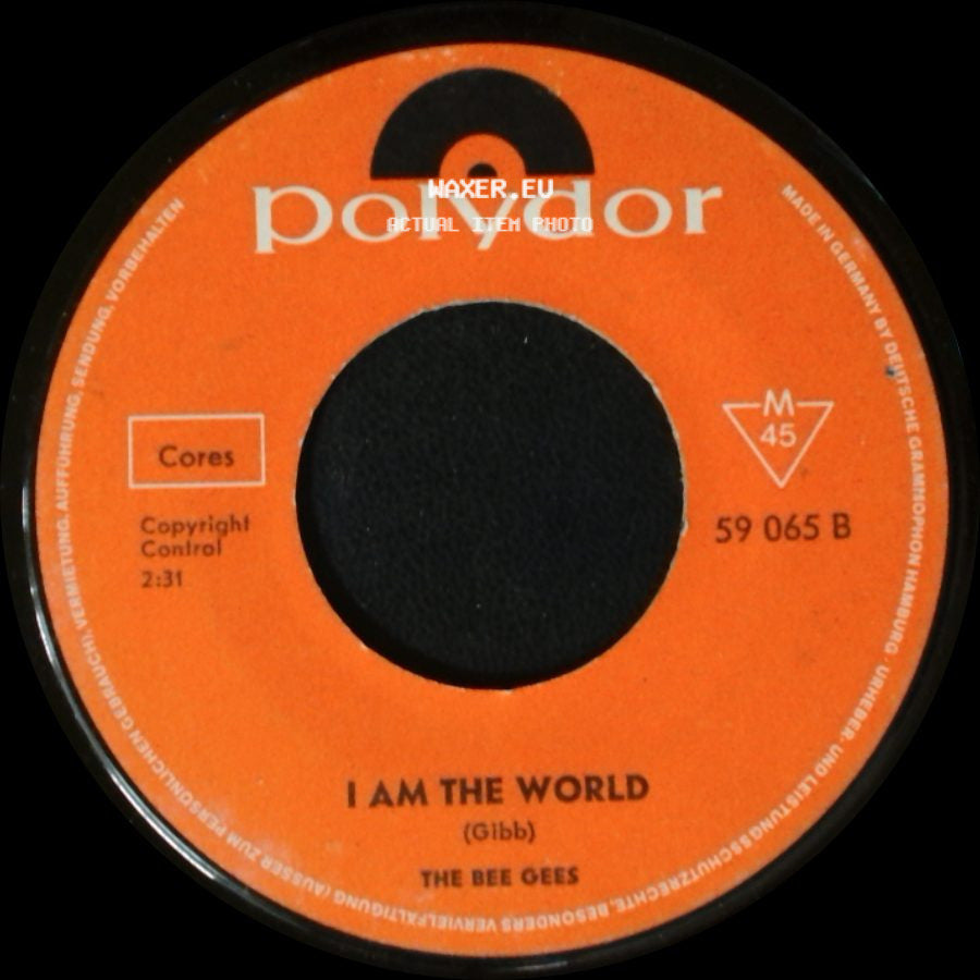 The Bee Gees - Spicks & Specks / I Am The World side B