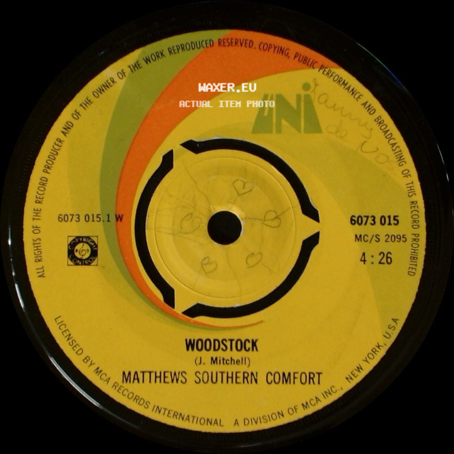 Matthews Southern Comfort - Woodstock / Scion side A