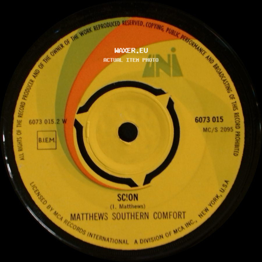 Matthews Southern Comfort - Woodstock / Scion side B