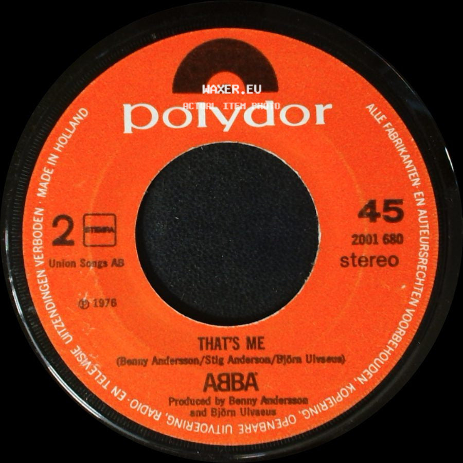Abba - Dancing Queen / That's Me side B