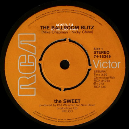 The Sweet - The Ballroom Blitz / Rock & Roll Disgrace side A