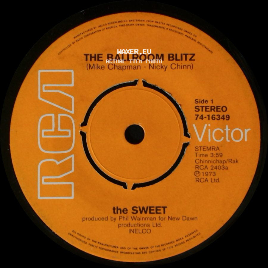 The Sweet - The Ballroom Blitz / Rock & Roll Disgrace side A