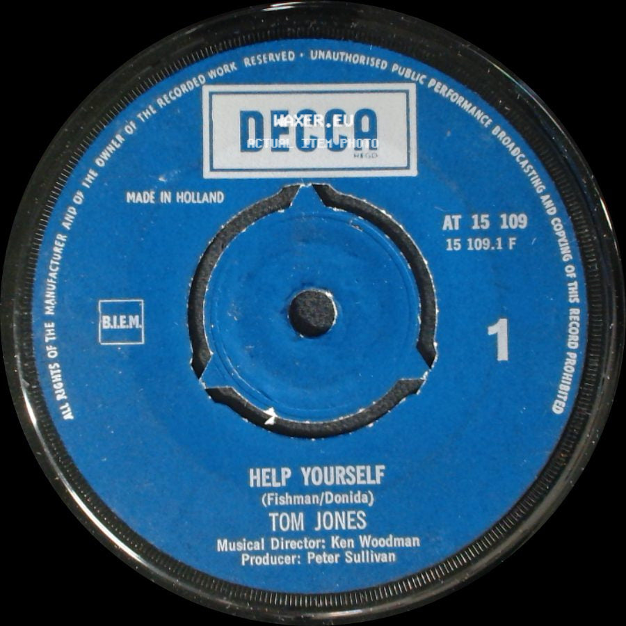 Tom Jones - Help Yourself / Day By Day side A