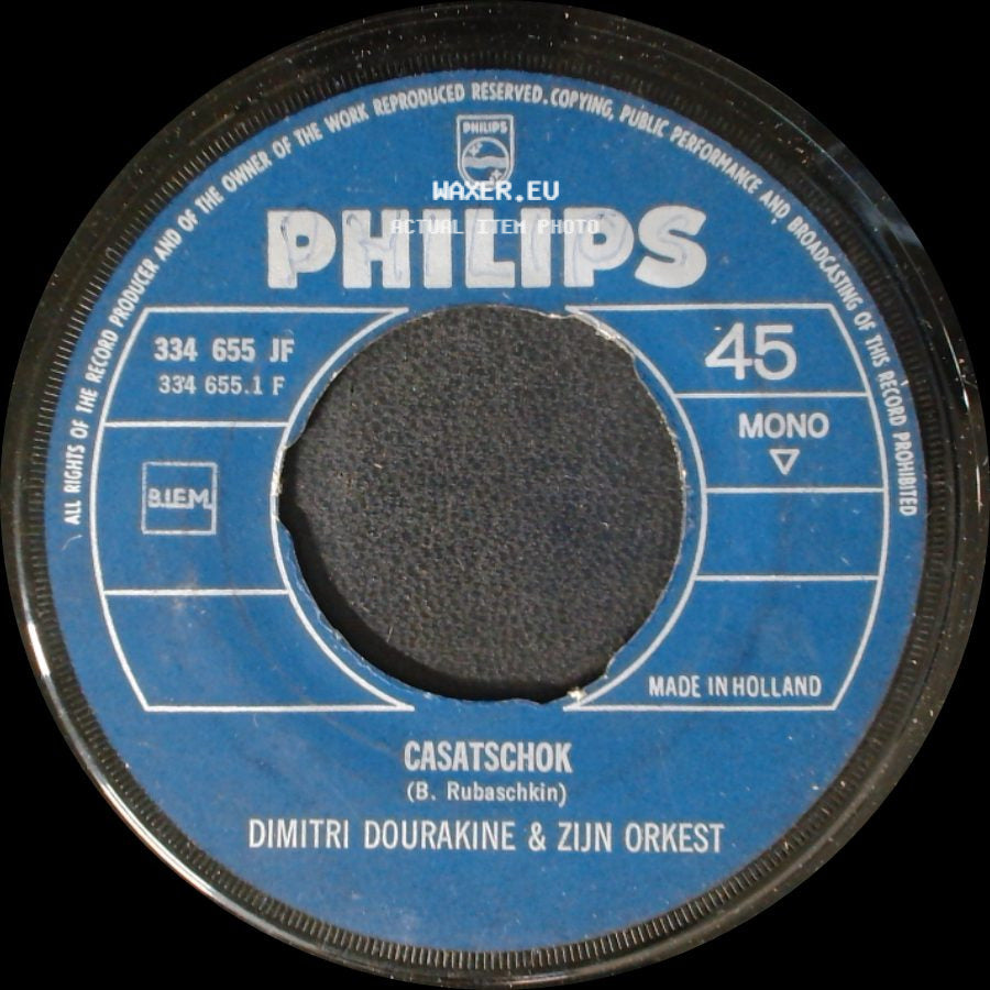 Dimitri Dourakine & Zijn Orkest - Casatschok / Toi Toi Toi side A