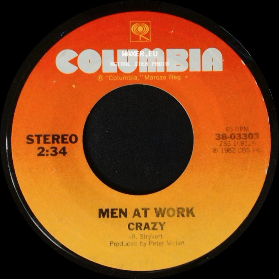 Men At Work - Crazy / Down Under side A