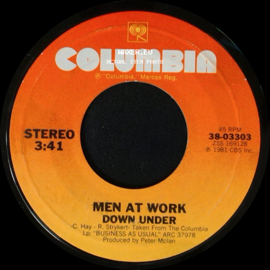 Men At Work - Crazy / Down Under side B