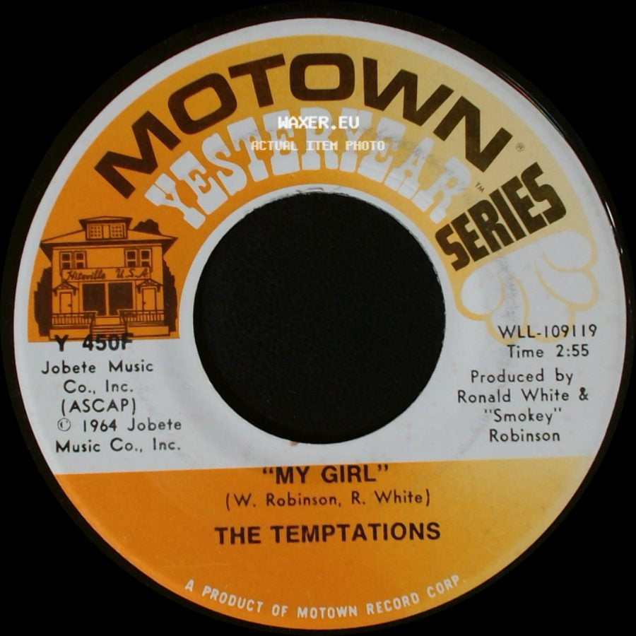 The Temptations - The Way You Do The Things You Do / My Girl side B