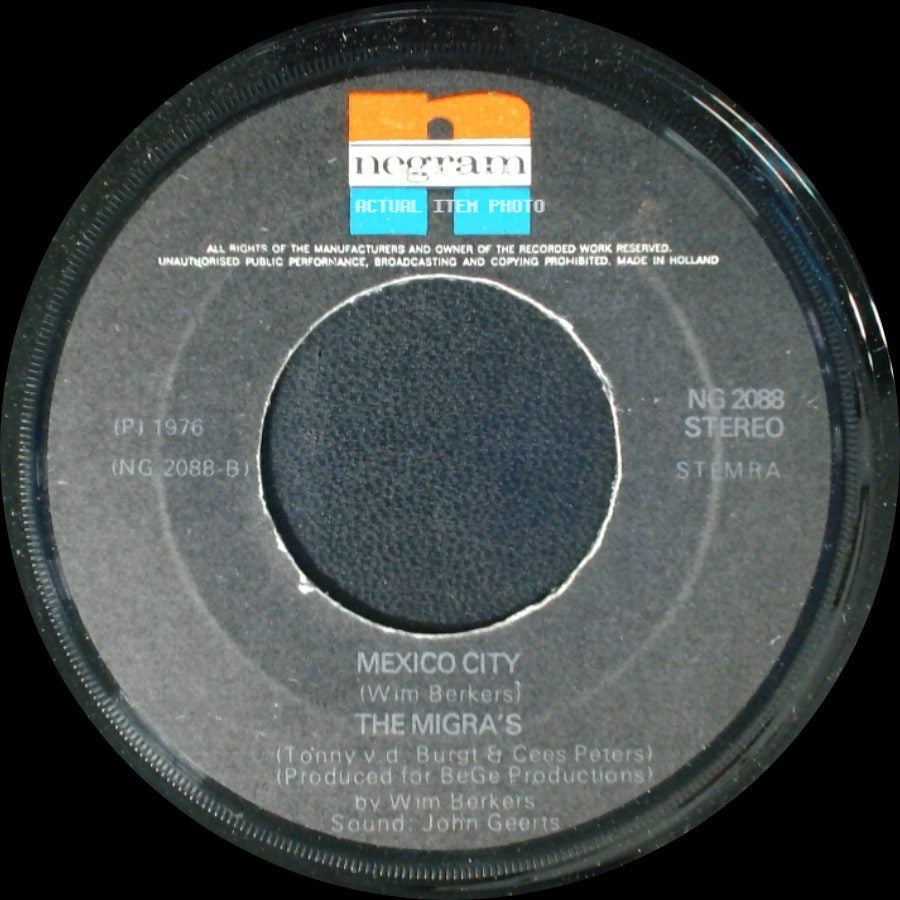The Migra's - The Third Man / Mexico City side B