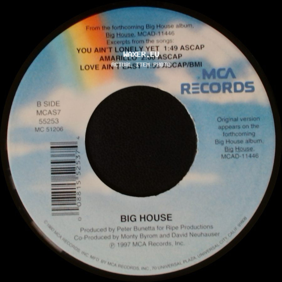 Big House - Cold Outside / Big House side B