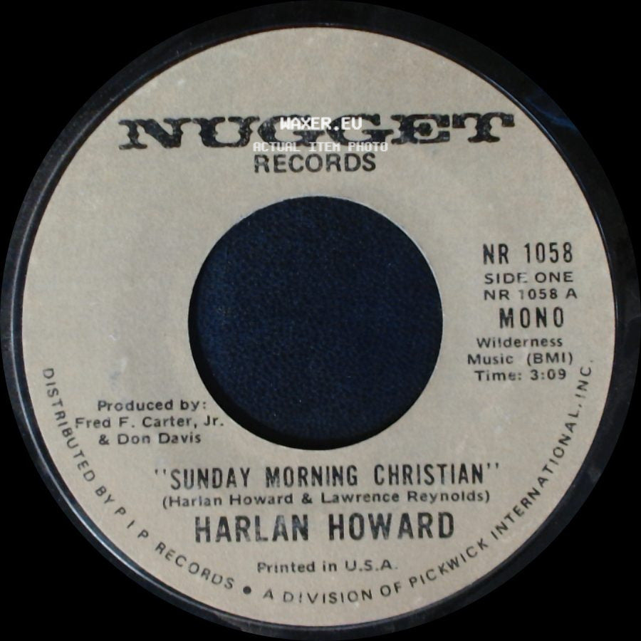 Harlan Howard - Sunday Morning Christian / That Little Boy Who Follows Me side A