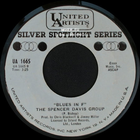 The Spencer Davis Group - Gimme Some Lovin' / Blues In F side B