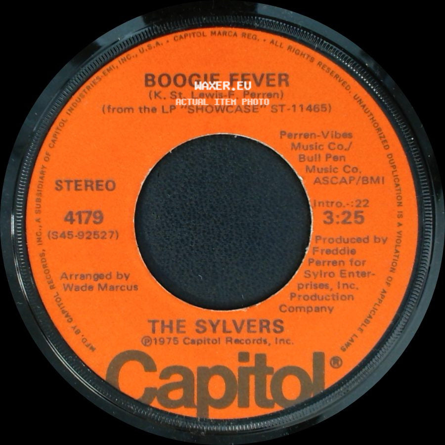 The Sylvers - Boogie Fever / Free Style side A