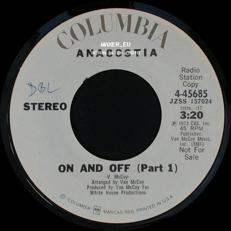 Anacostia - On And Off (Part 1) / On And Off (Part 1) side B