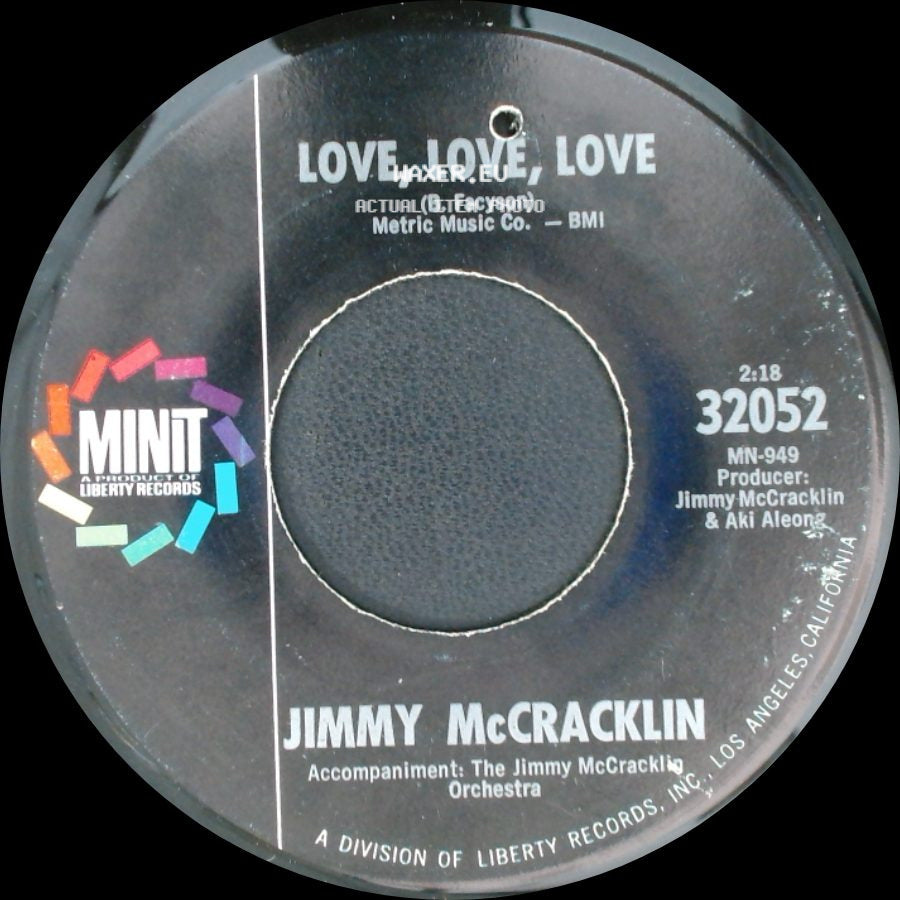 Jimmy Mccracklin - Love, Love, Love / Married Life side A