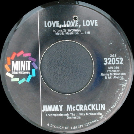 Jimmy Mccracklin - Love, Love, Love / Married Life side A