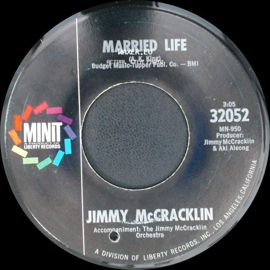 Jimmy Mccracklin - Love, Love, Love / Married Life side B