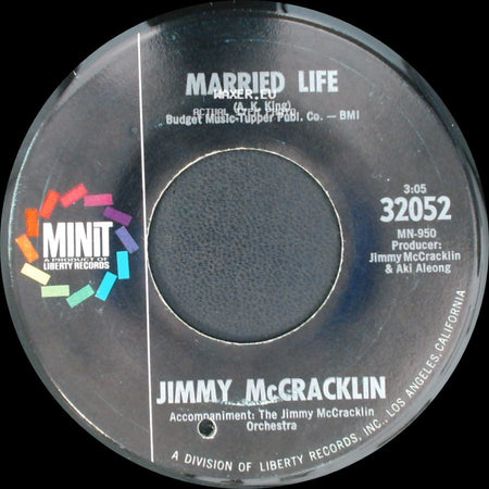 Jimmy Mccracklin - Love, Love, Love / Married Life side B