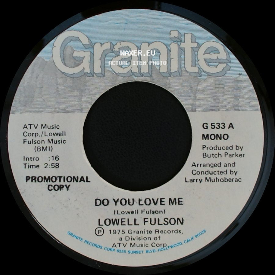 Lowell Fulson - Do You Love Me / Do You Love Me side A