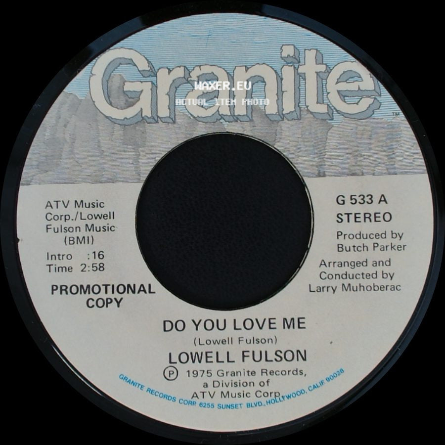 Lowell Fulson - Do You Love Me / Do You Love Me side B