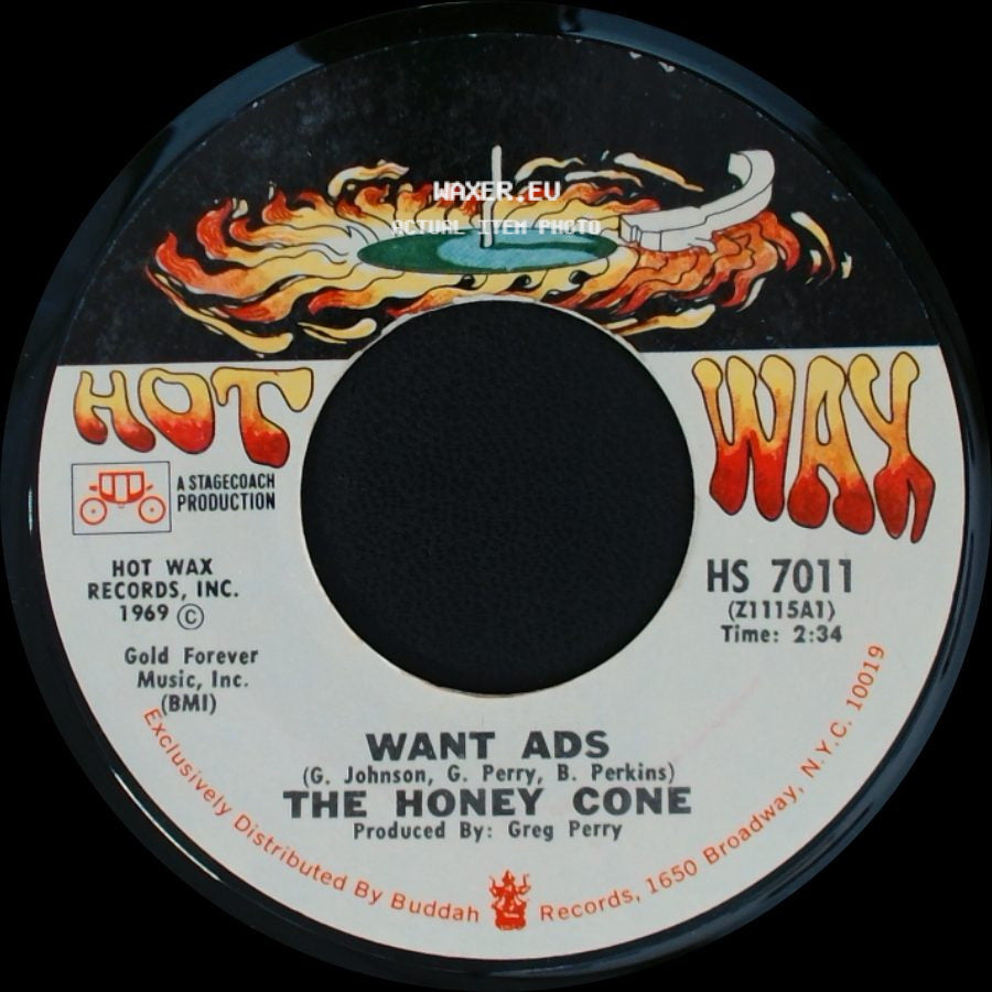 The Honey Cone - Want Ads / We Belong Together side A