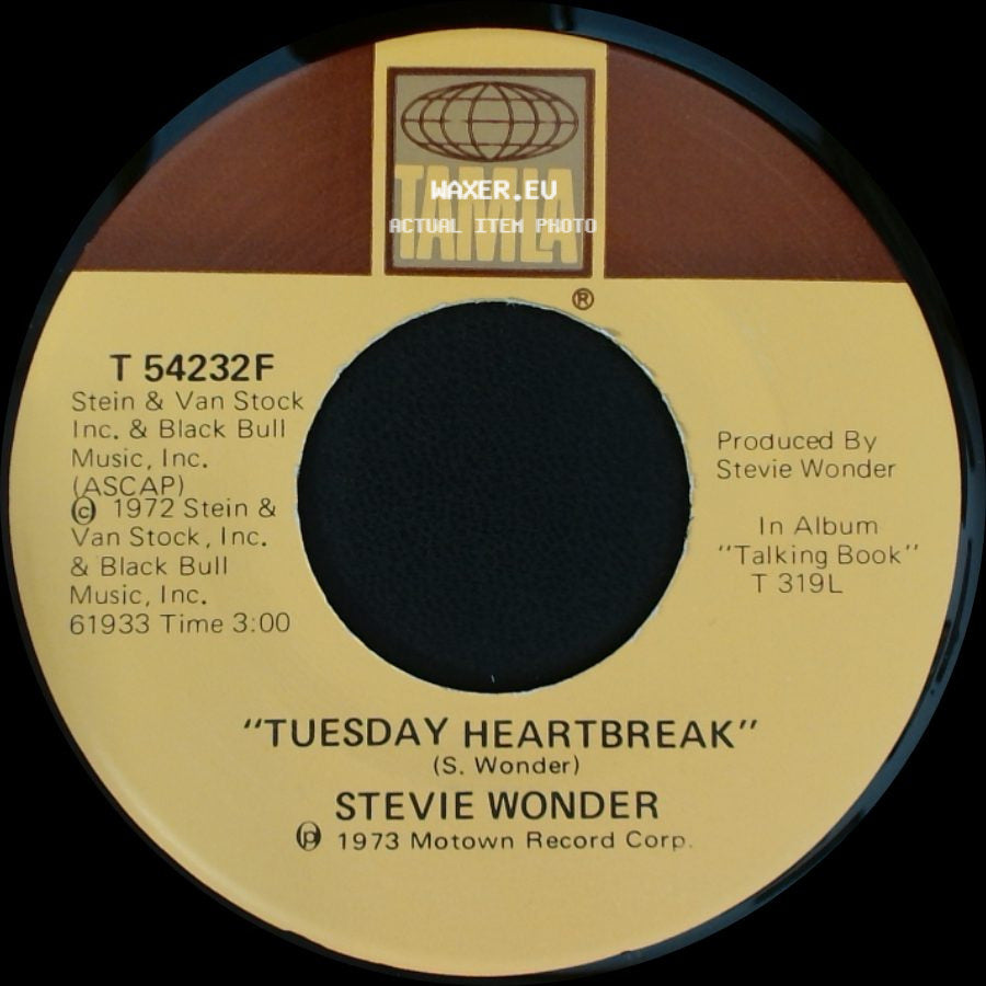 Stevie Wonder - Tuesday Heartbreak / You Are The Sunshine Of My Life side A