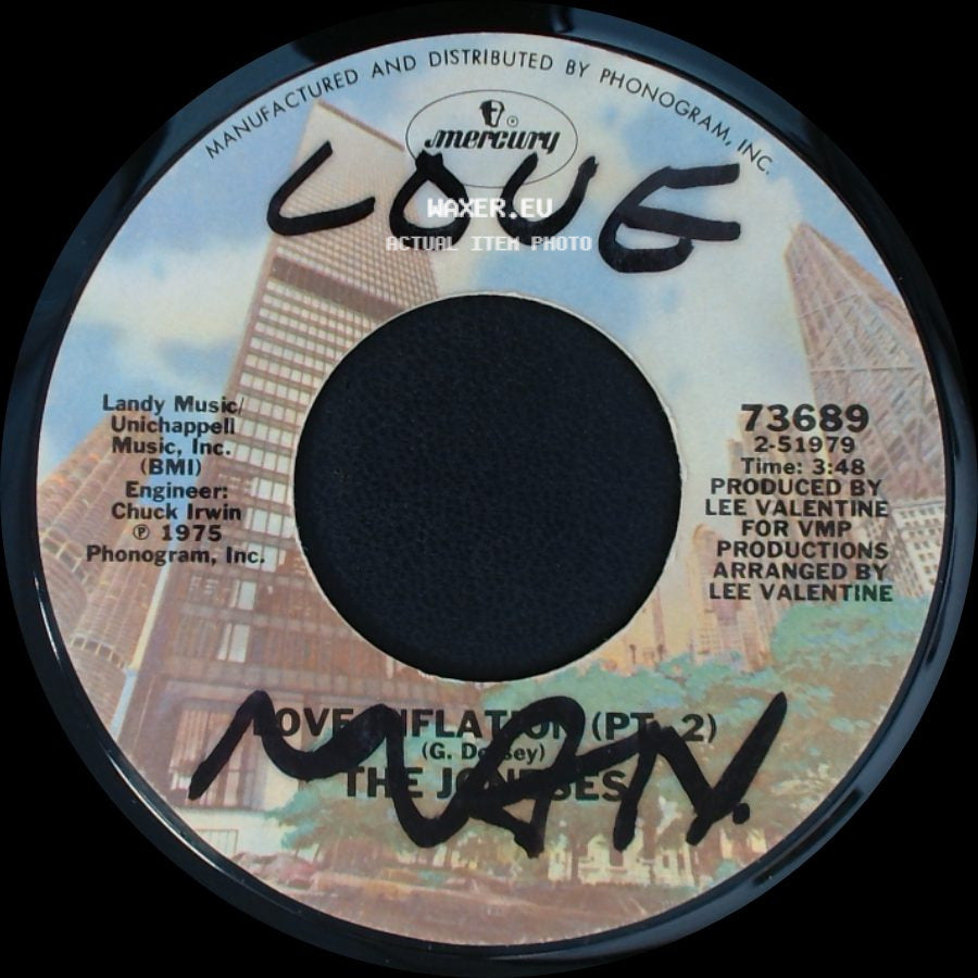 The Joneses / The Johnny Boy - Love Inflation (Pt. 1) / Love In Flatbush (Pt. 2) side B