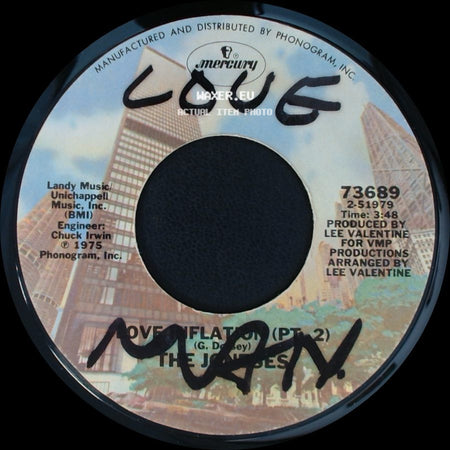 The Joneses / The Johnny Boy - Love Inflation (Pt. 1) / Love In Flatbush (Pt. 2) side B