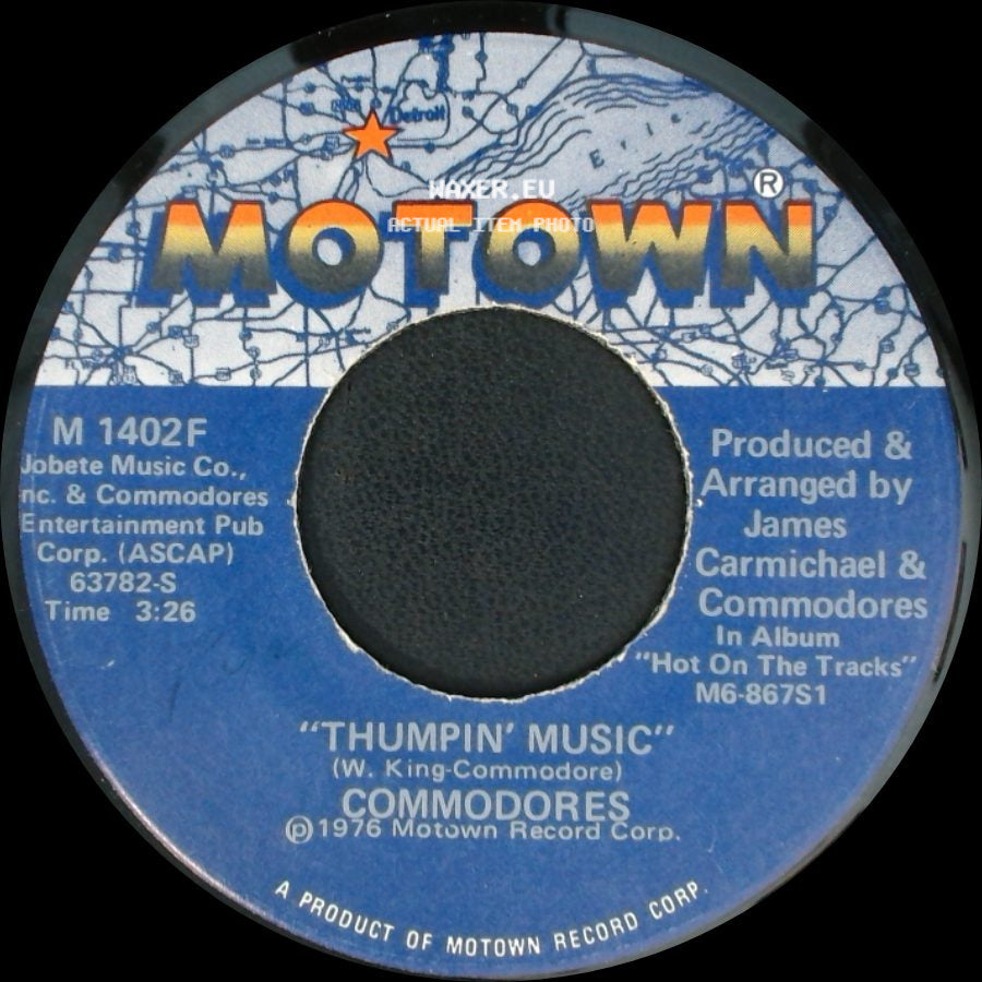 Commodores - Just To Be Close To You / Thumpin' Music side B
