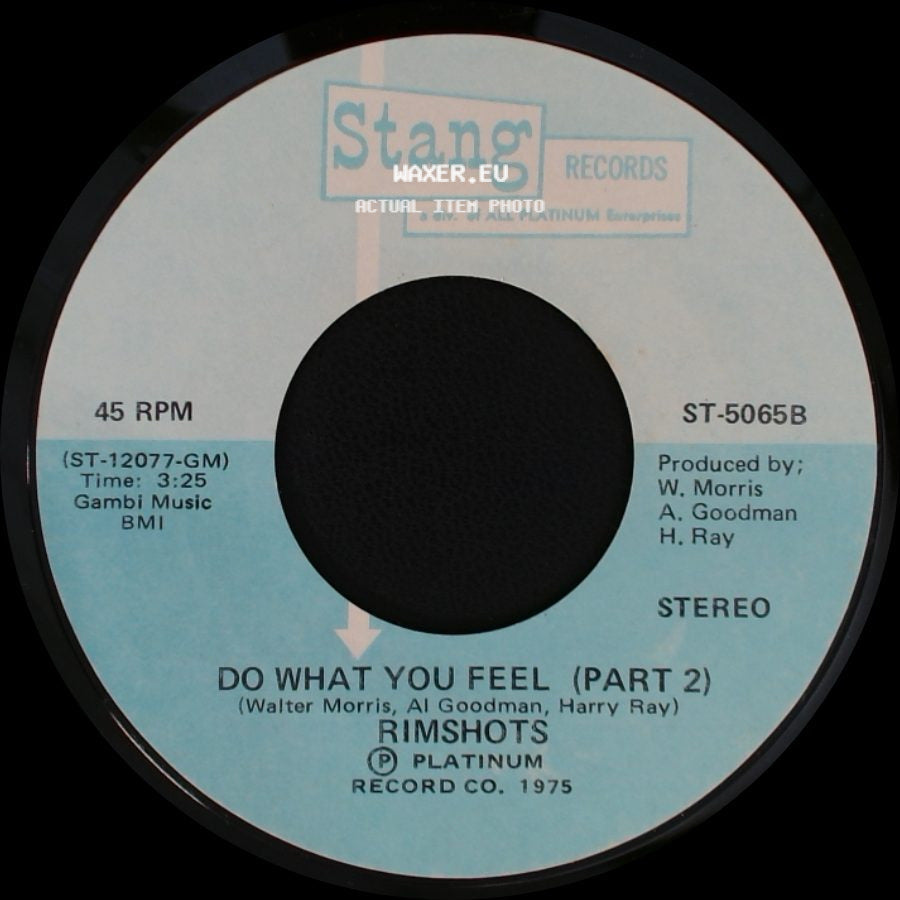 Rimshots - Do What You Feel (Part 1) / Do What You Feel (Part 2) side B