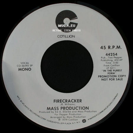 Mass Production - Firecracker / Firecracker side B