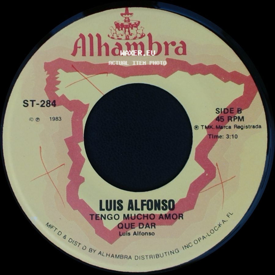 Luis Alfonso - Que Culpa Tengo Yo / Tengo Mucho Amor Que Dar side B
