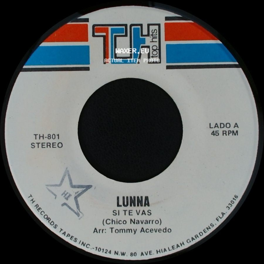 Lunna - Si Te Vas / Solo Quiero Ser side A