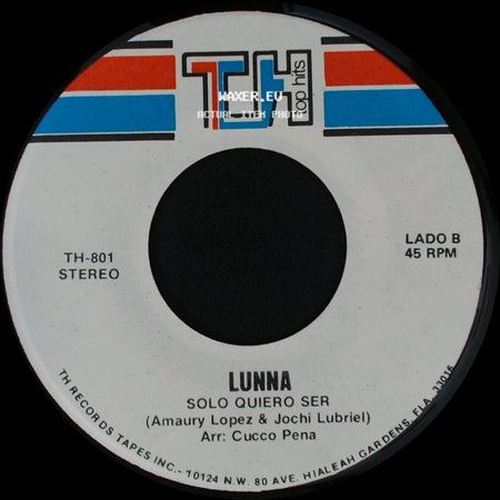 Lunna - Si Te Vas / Solo Quiero Ser side B