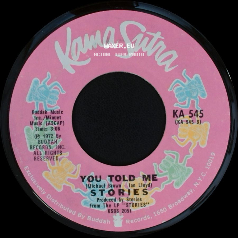 Stories - I'm Coming Home / You Told Me side B
