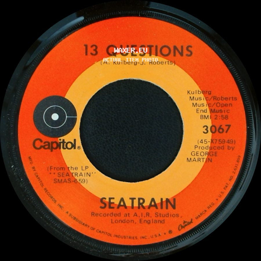 Seatrain - 13 Questions / Oh My Love / Sally Goodin' side A