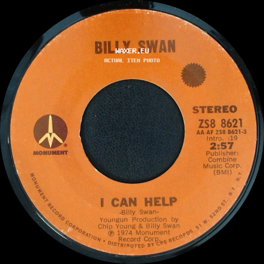 Billy Swan - Ways Of A Woman In Love / I Can Help side B