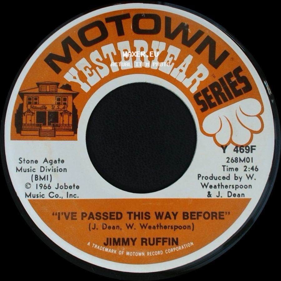 Jimmy Ruffin - What Becomes Of The Brokenhearted / I've Passed This Way Before side B