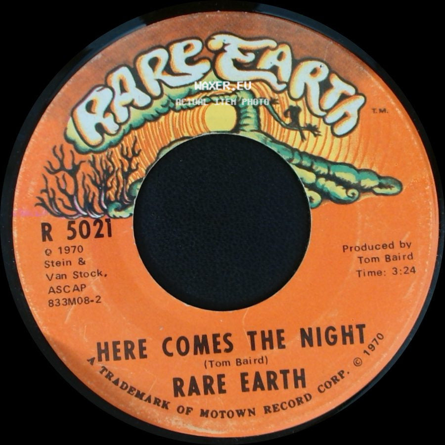 Rare Earth - Here Comes The Night / Born To Wander side A