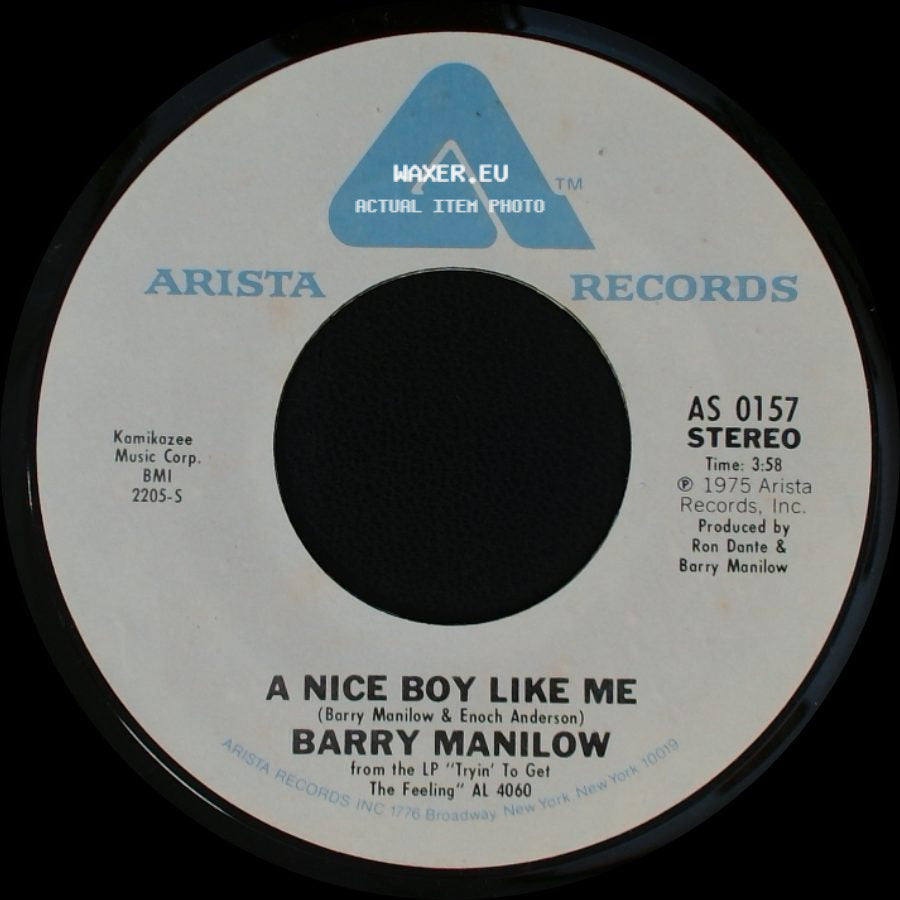 Barry Manilow - A Nice Boy Like Me / I Write The Songs side A