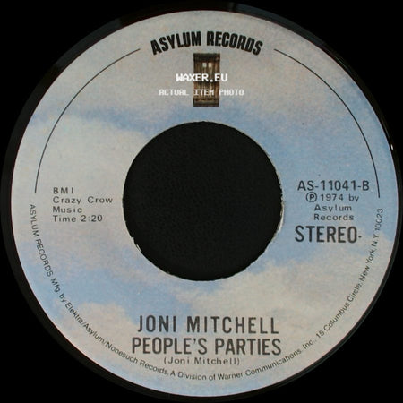 Joni Mitchell - Free Man In Paris / People's Parties side B