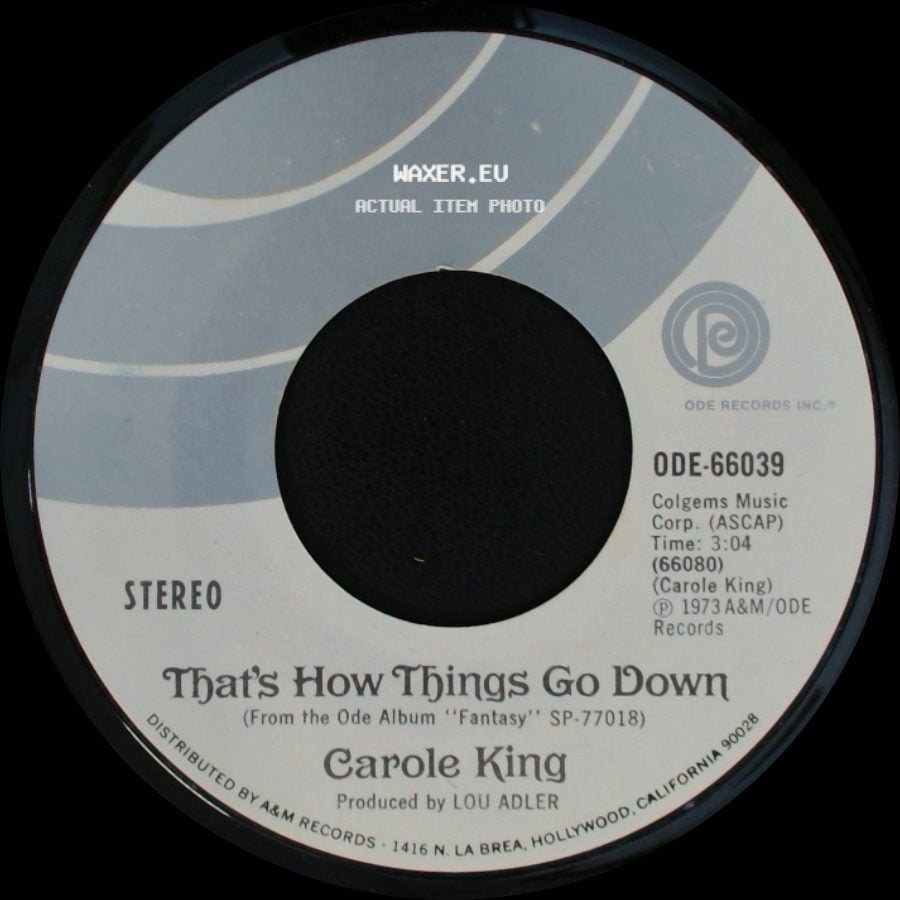 Carole King - Corazón / That's How Things Go Down side B